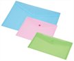Document holder bag, A5, PP, snap, 160 micron, PANTA PLAST, pastel pink